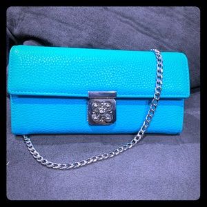 Cute blue wallet/clutch